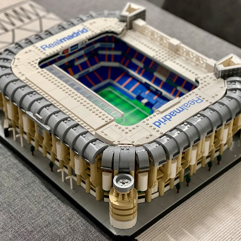 

Real Madrided Santiago Bernabéu Stadium Large Building Set Models Soccer Stadiums Display For Adults Building Bricks 10299