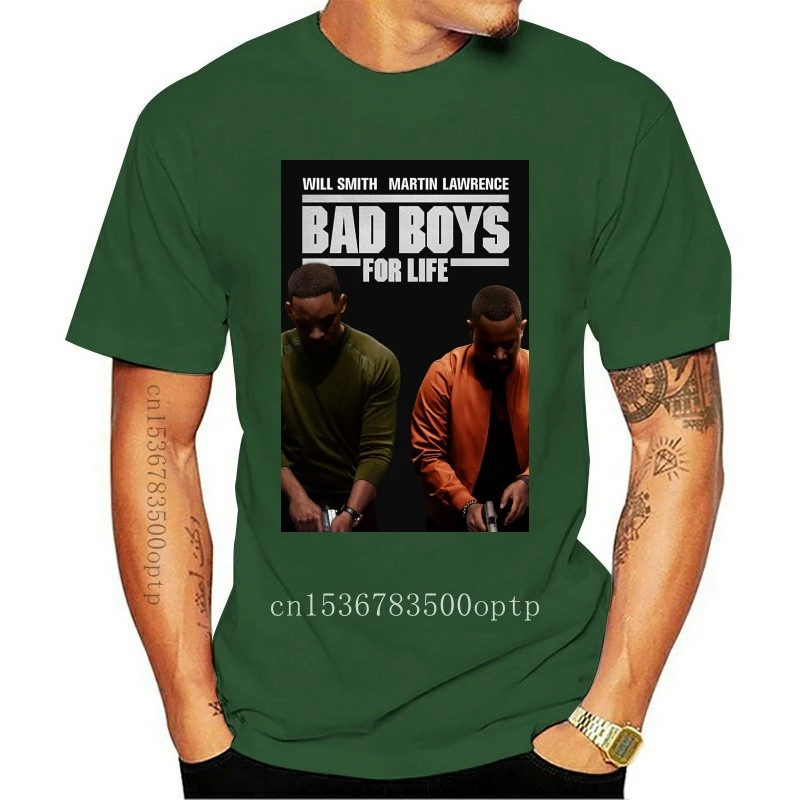 

Новинка 2021, футболка «Bad Boys For Life Movie 2021», Мужская футболка «Bad Boys 3»