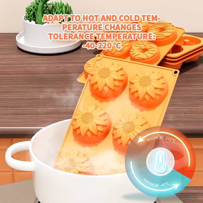 День благодарения солнце цветок формы пончик силиконовые осень тема для