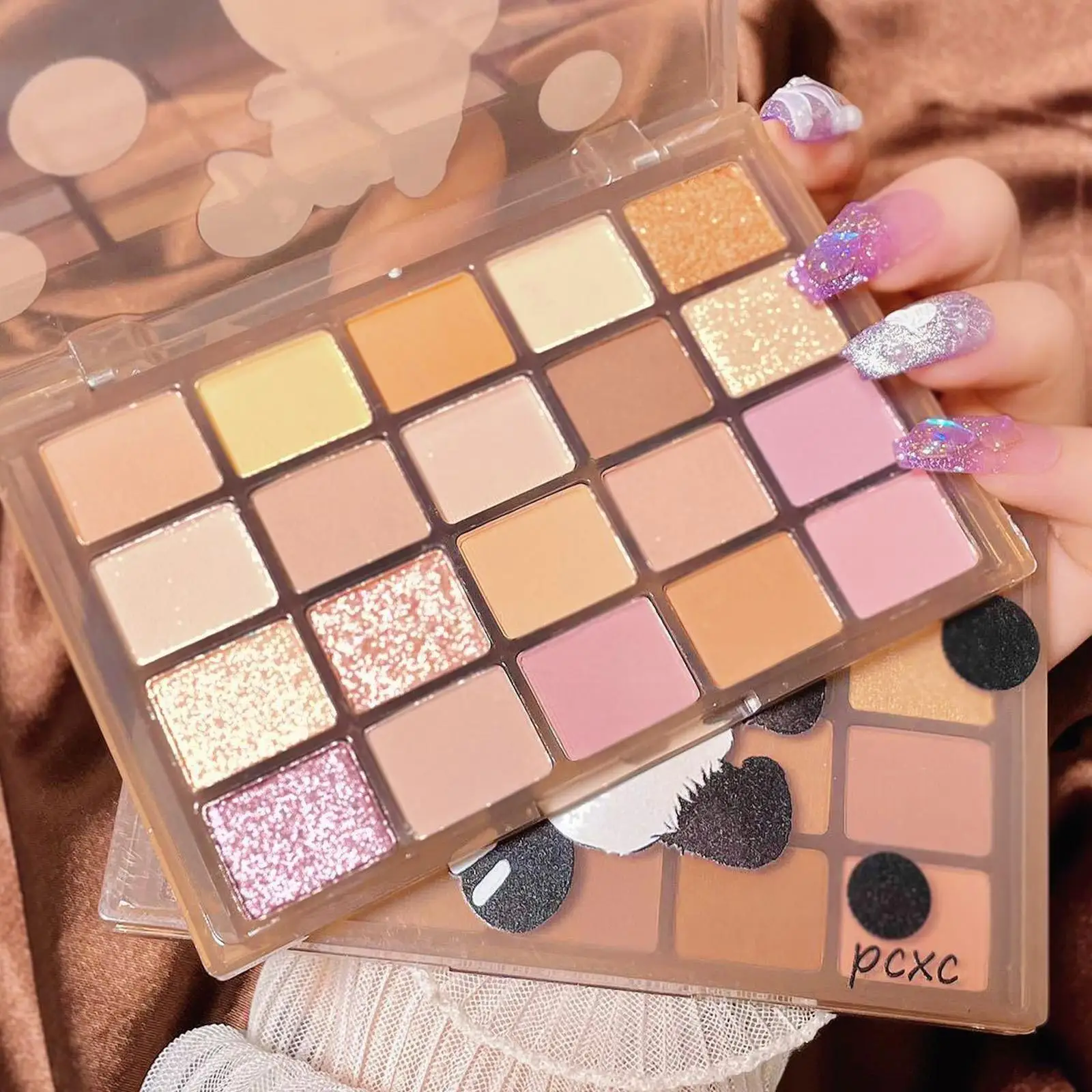 

20-color Eyeshadow Palette To Create Shiny And Fashionable Pearlescent Makeup Matte Long-lasting High-gloss Eye Palette Gli X4r1