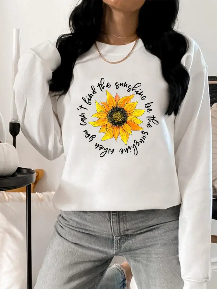 

Flower Letter Trend 90s Sweatshirts Clothing Woman Fashion Hoodies Print Spring Autumn Female Women Casual Graphic Pullovers