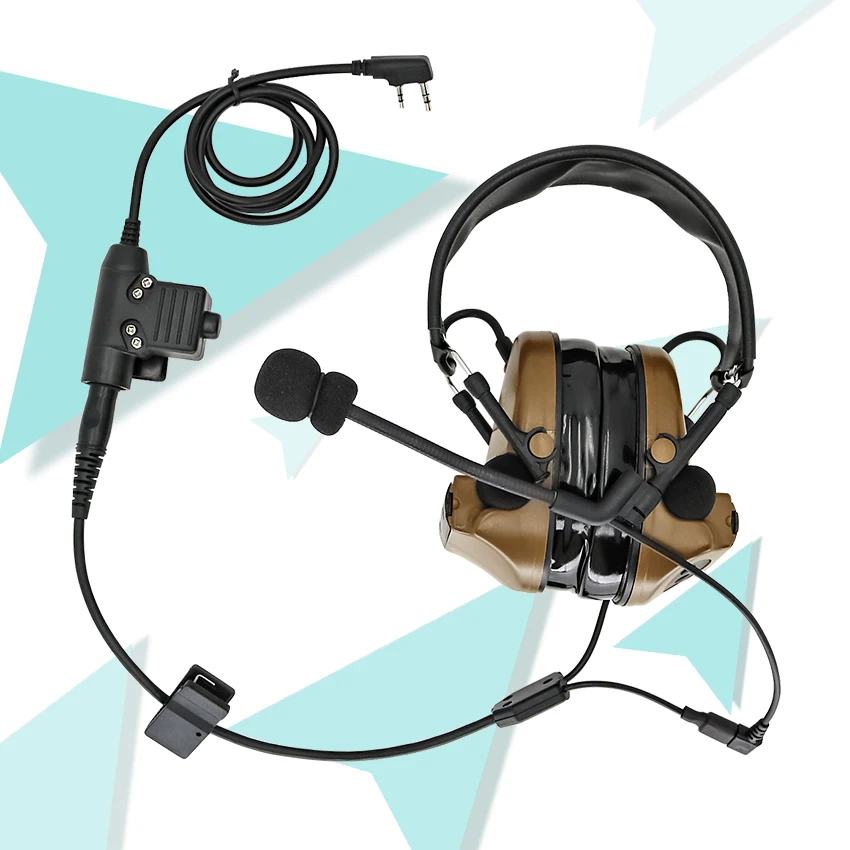 Tactical Comtac Y Line Cable Assembly Tactical Headset Accessory for Tactical Comtac IPSC Headsets COMTAC II III Headset