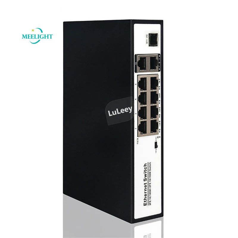 Стандартный 8 + 2 Gigabit POE 10 портовый коммутатор цифровые камеры беспроводной