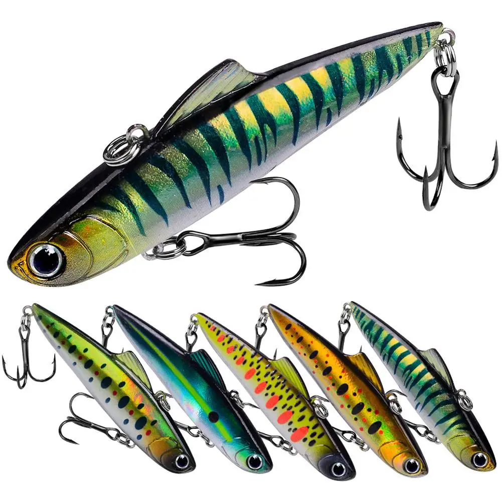 

1ABS Submersible Pencil VIB Lure 8.5cm 22.5g Bionic Fake Bait Trolling Wobblers Artificial Vibration Hard Baits Fishing Tackle