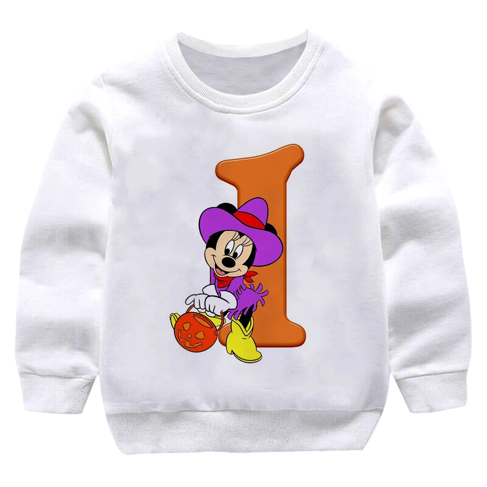 

Mickey Sweater Cartoon Boys and Girls Round Neck Long Sleeve Spring and Autumn Top Clothes Children's Casual Sweater