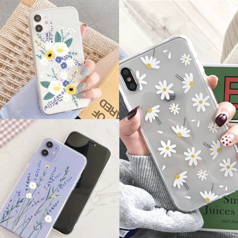 

Роскошный модный милый чехол для телефона с цветами для OPPO Realme C1 C3 5i 6i противоударный мягкий чехол из ТПУ для OPPO A5 A9 A31 A52 A92 A72