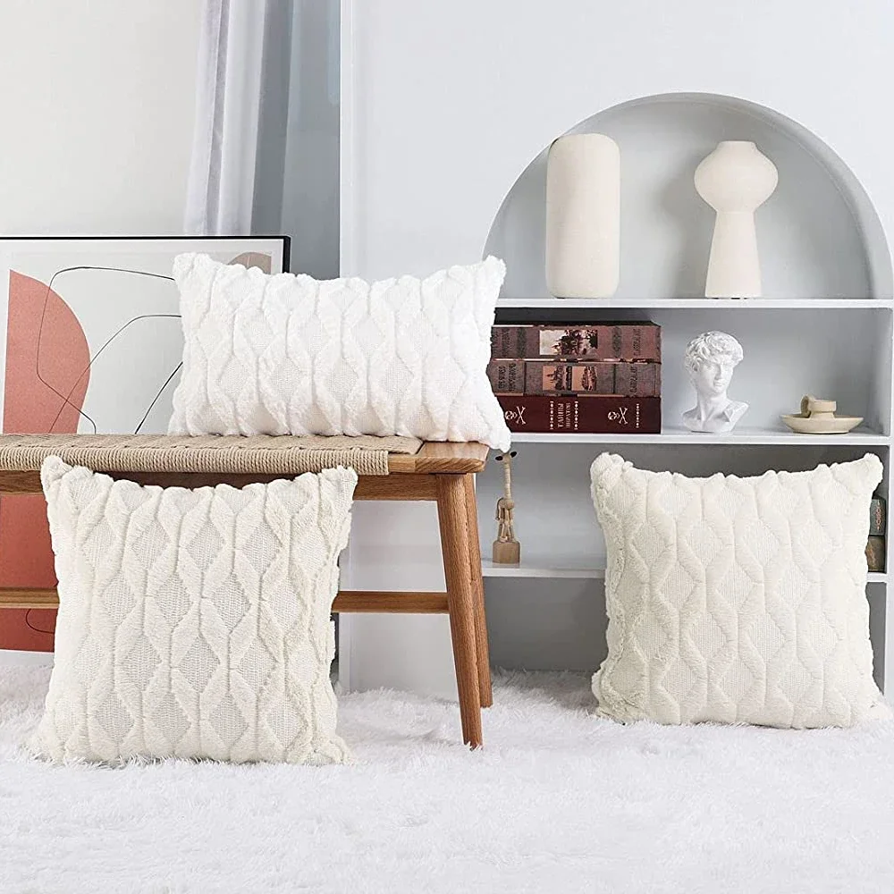 Наволочка плюшевая для подушки наволочка дивана гостиной подойдет декоративных