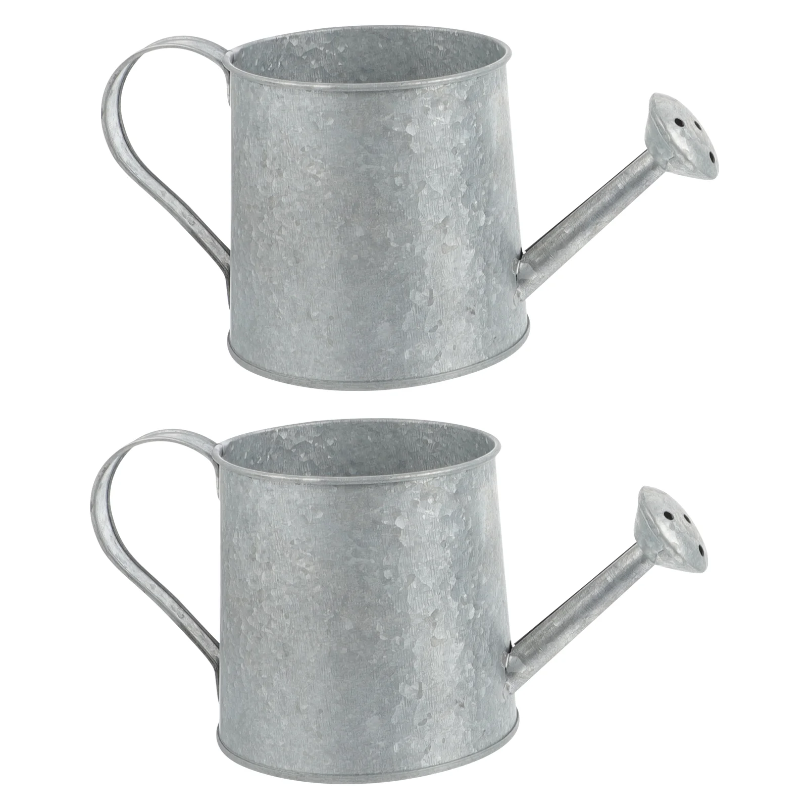 

2pcs Iron Watering Can Durable Watering Pot with Easy Pour Over Sprinkle