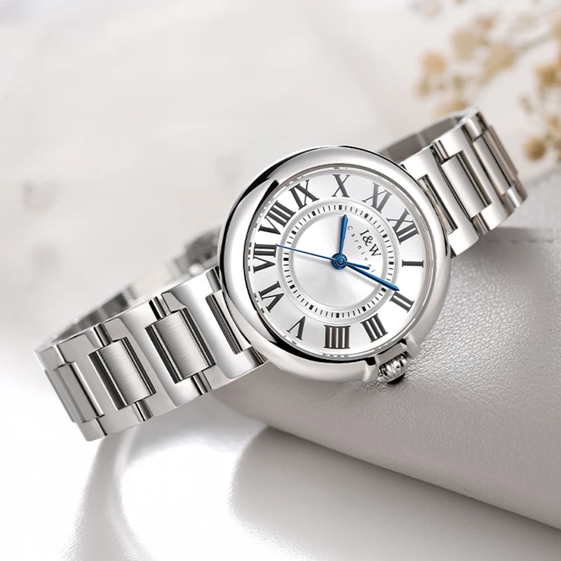 Relogio Feminino Switzerland IW 2022 New Women Quartz Watches Sapphire Glass Waterproof 316L Stainless Steel Watch for Women