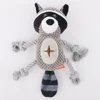 Plush Dog Toys Corduroy Chew Toy For Puppy Squeaker Squeaky Leaking Food Pet Toys with Ropes Bite Resistant Teeth Cleaning Toys 4