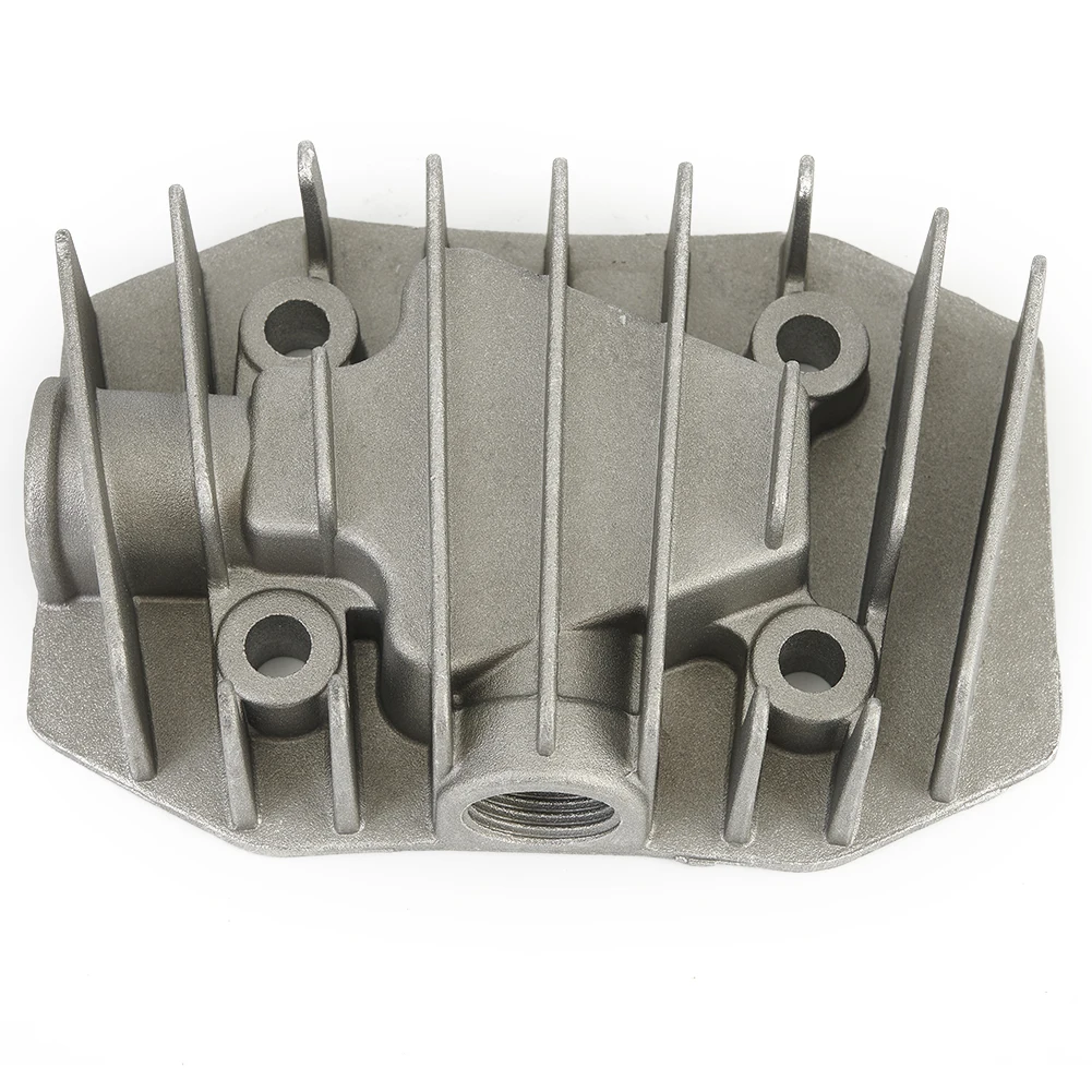 Головка блока цилиндров воздушного компрессора из литого алюминия с резьбой G1/2in