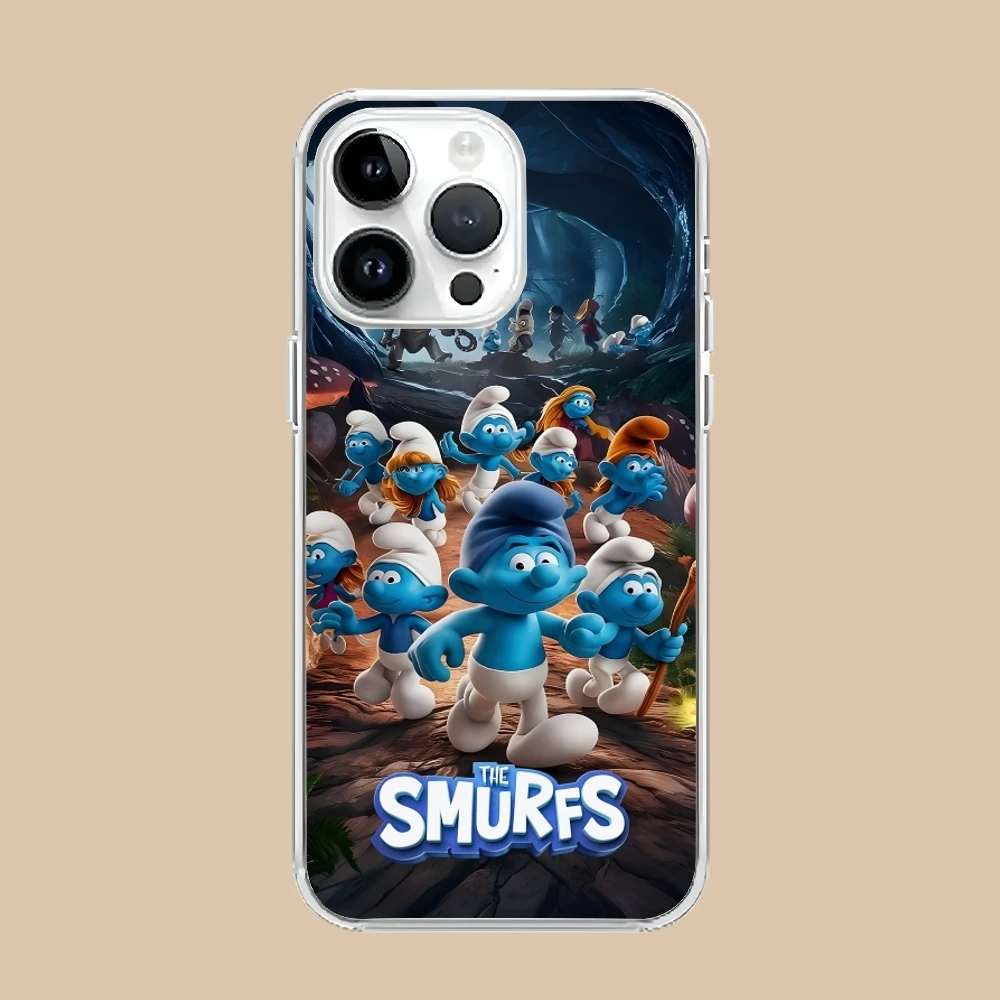 Smurfs Smurfette Smart Чехол для мобильного телефона iPhone 16 15 14 13 12 11 X XR XS 8 Pro Max Plus