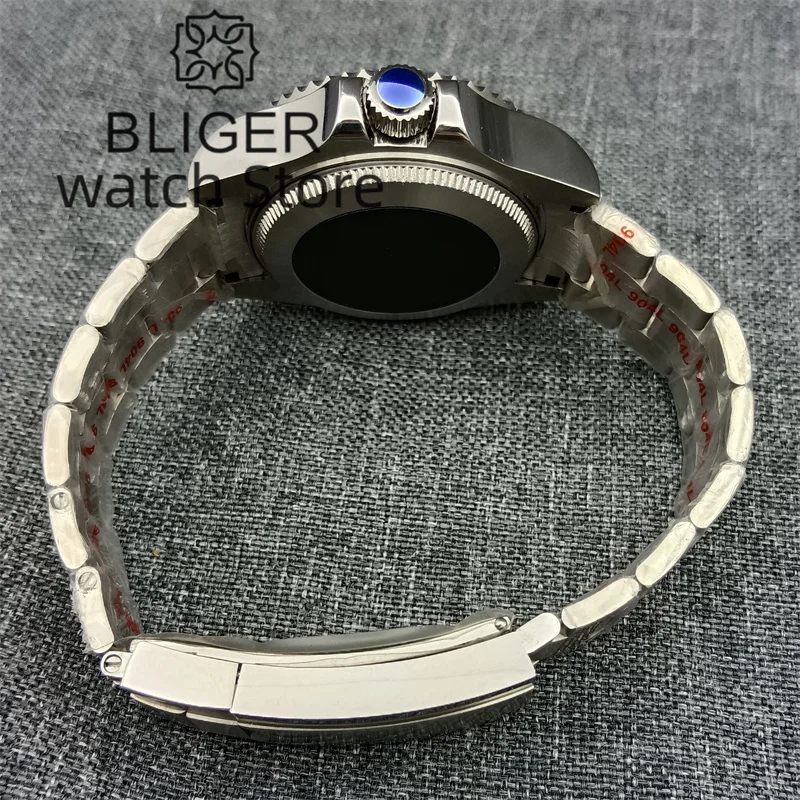 BLIGER 43 мм часы для дайвинга SEA мужчин NH35A автоматические механические наручные с