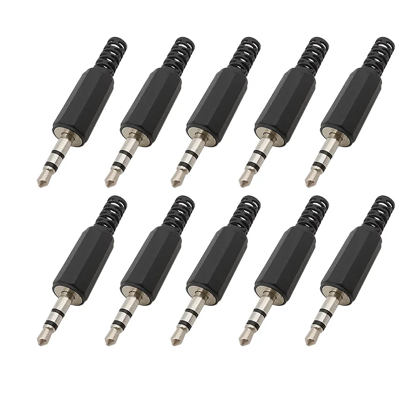 

10 шт., стерео-разъём для наушников, 3,5 мм