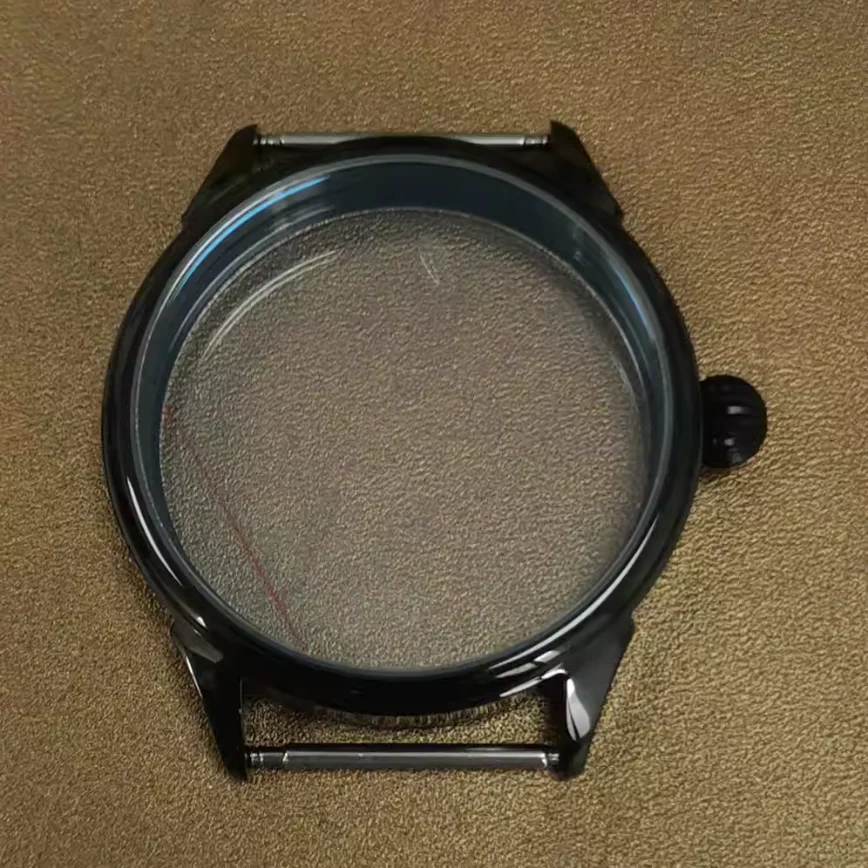 42MM Watch Case Polished Frog Leg Case Steel/rose Gold/black Fits ETA 6497/98, ST3600 Movement Watches