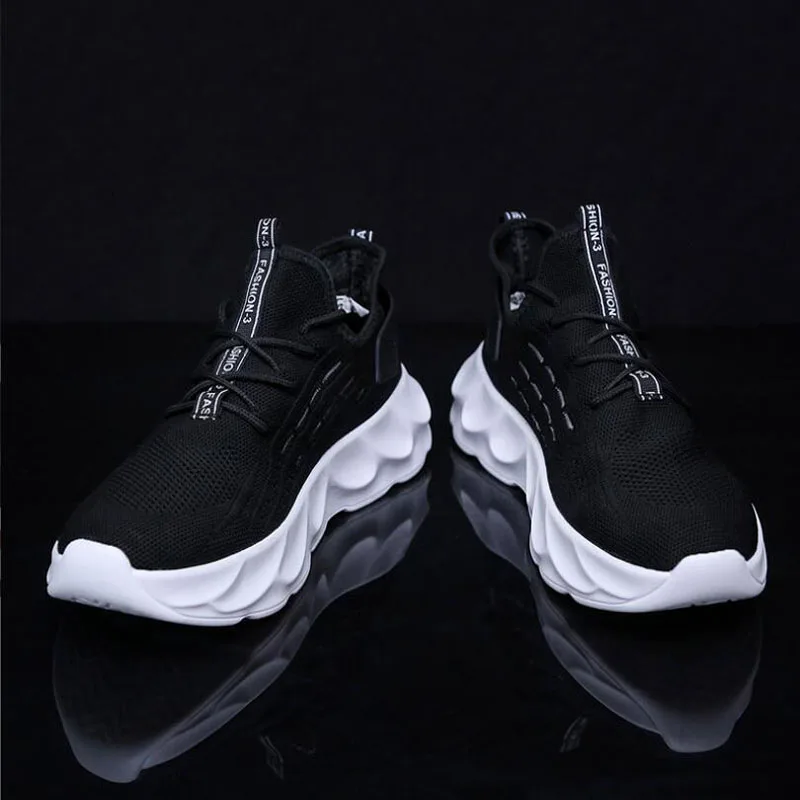 

Summer New Men's Shoes Breathable Sports Shoes Men's Korean Casual Running Zapatillas Hombre Thin White Shoes