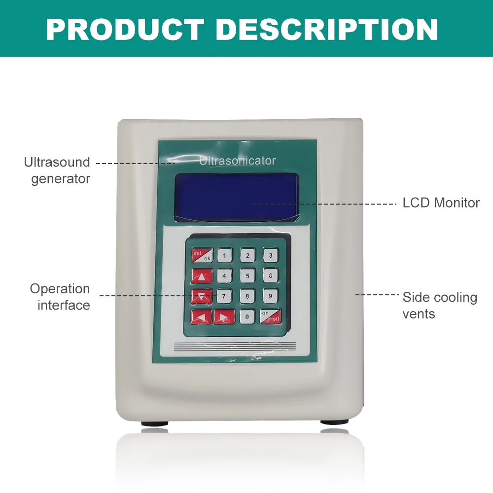 Ручной ультразвуковой гомогенизатор ZOIBKD 5-250 Вт 0 1–150 мл эмульгатор миксер