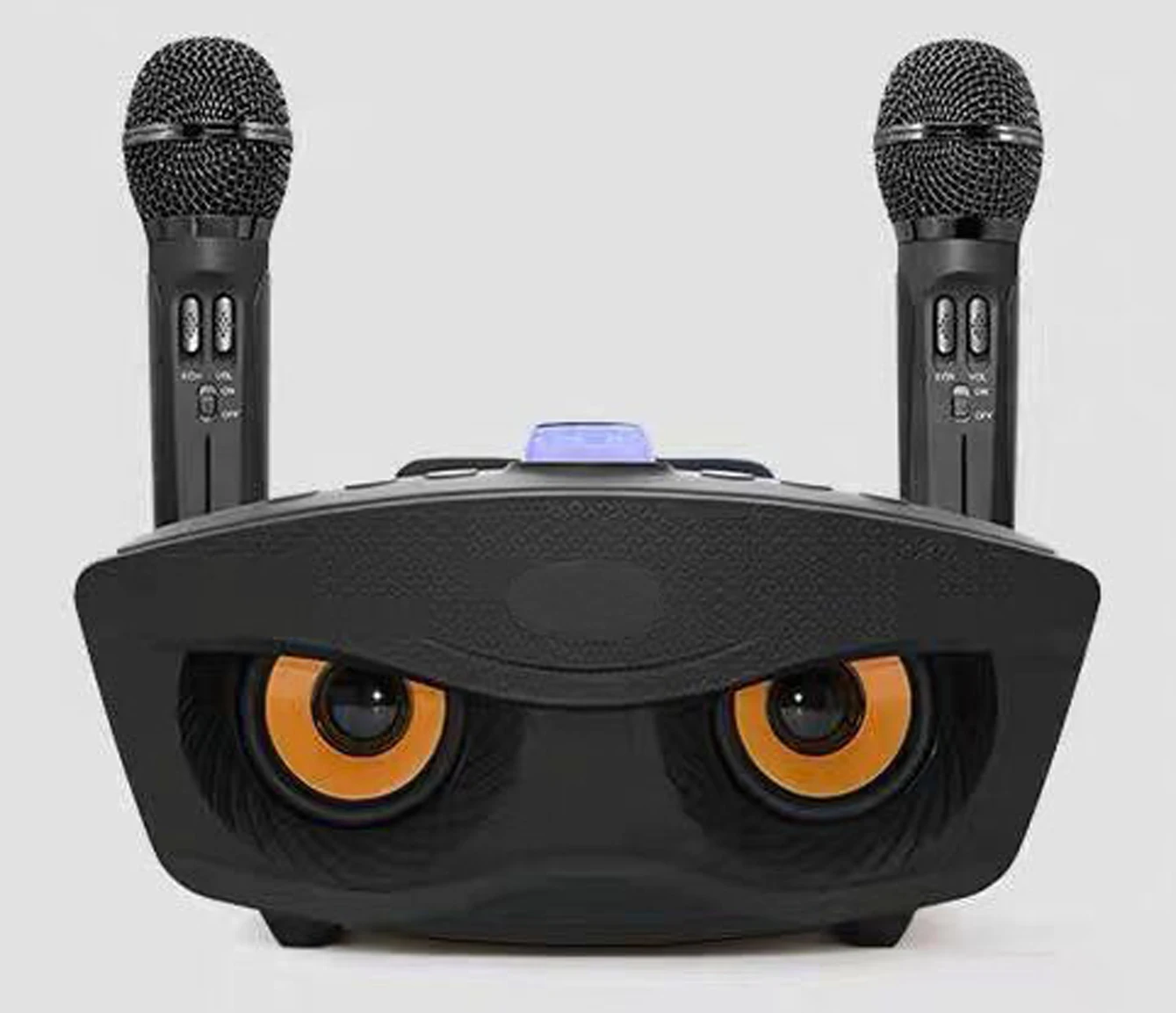

30W Bass Sound Family KTV 2-in-1 Portable Karaoke Wireless Speaker With Dual Microphone Owl Speaker