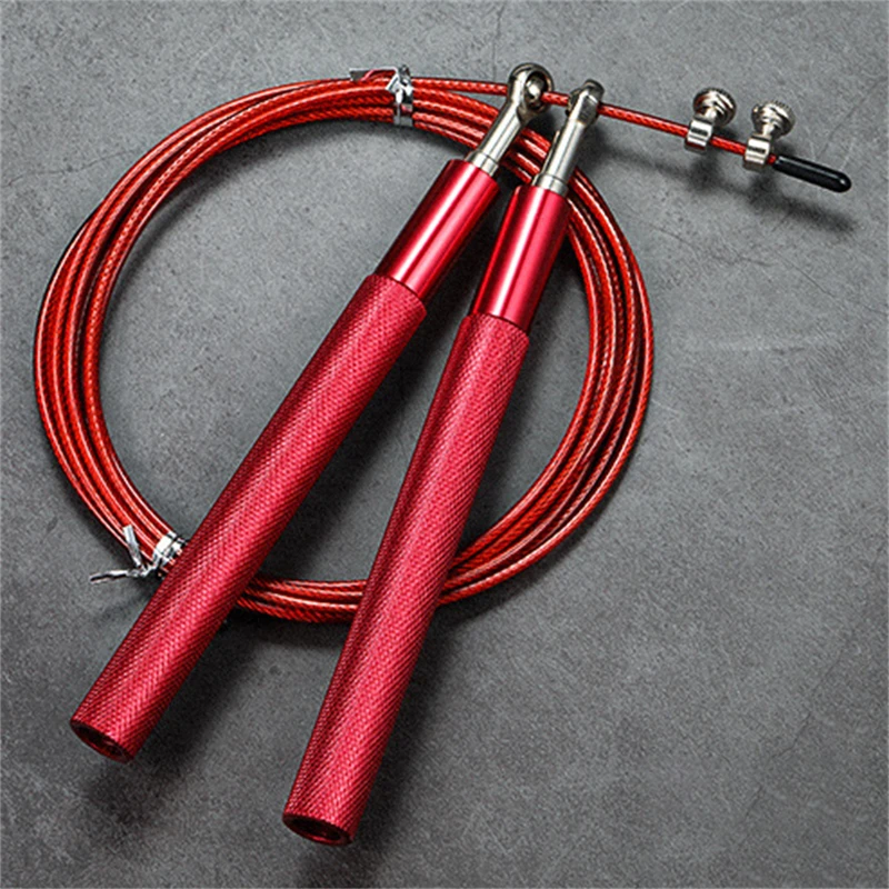 

2023 Ump Rope Ultra-Speed Skipping Rope Steel Wire Jumping Ropes for Boxing Gym Fitness Training 3 Meters Adjustable Speed Gym