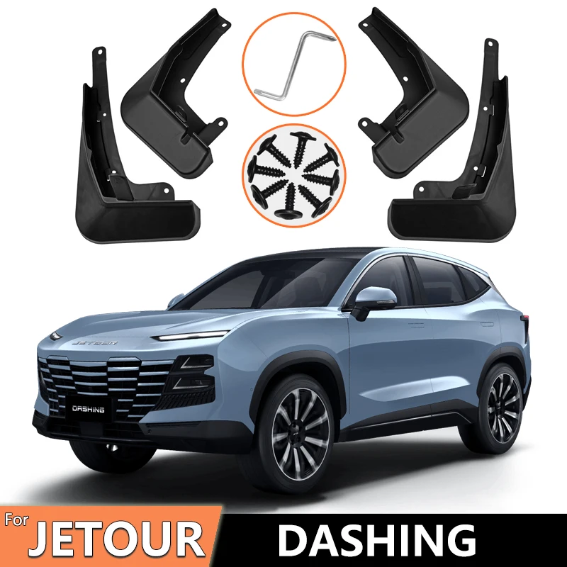 

Брызговики для JETOUR DASHING 2022 2023, передние и задние крылья, брызговики для автомобиля, защита колес, декоративные аксессуары, 4 шт.