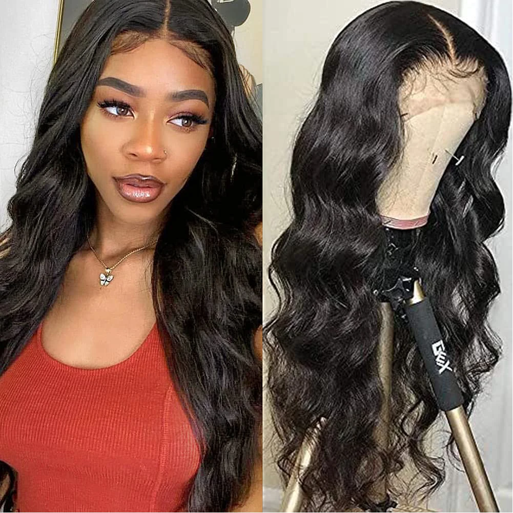 

AIMEYA Black Body Wave Lace Wigs 13x4 13x6 360 HD Lace Frontal Human Hair Wigs Brazilian Remy Human Hair Wigs For Black Women