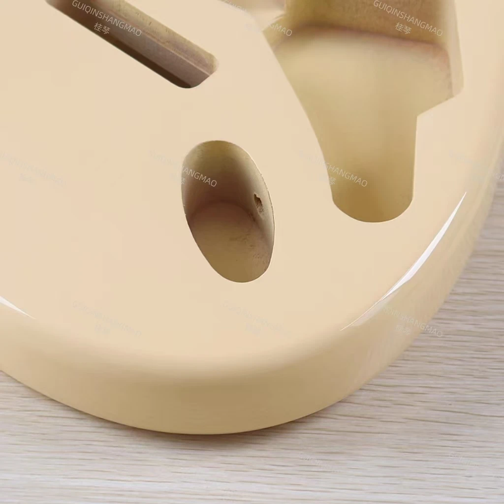 Корпус электрогитары тройной кремовый желтый высокое качество