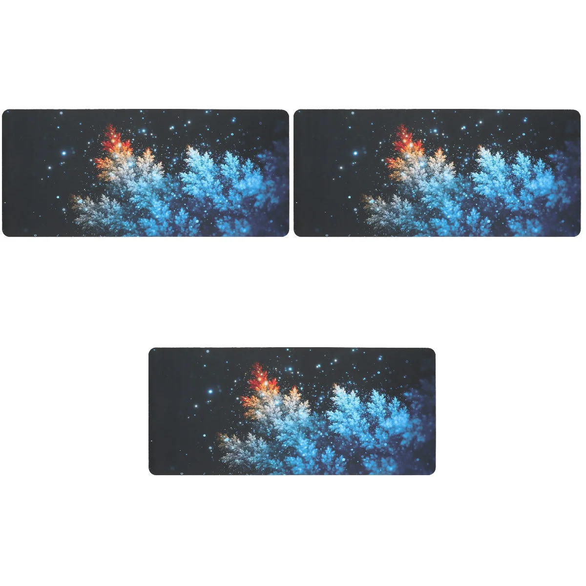 

Set 3 Desk Accessories Office Supplies Gaming Mouse Pad Cartoon Computer Mousepad