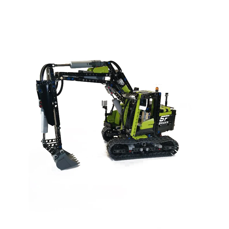 

Moc-104609 Excavator Building Blocks Toy with Battery/Drawing Splicing Building Blocks Model Engineering Machinery Hook Machine