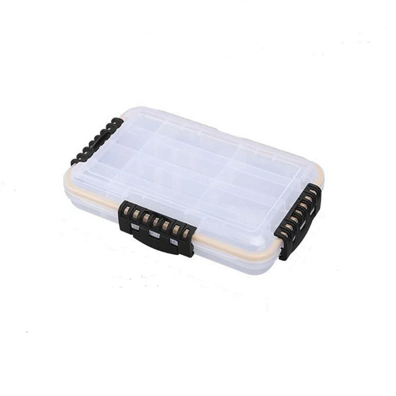 

Ящик для приманок, прозрачная фотография, Аксессуары для рыбалки, коробка для искусственных приманок с блестками