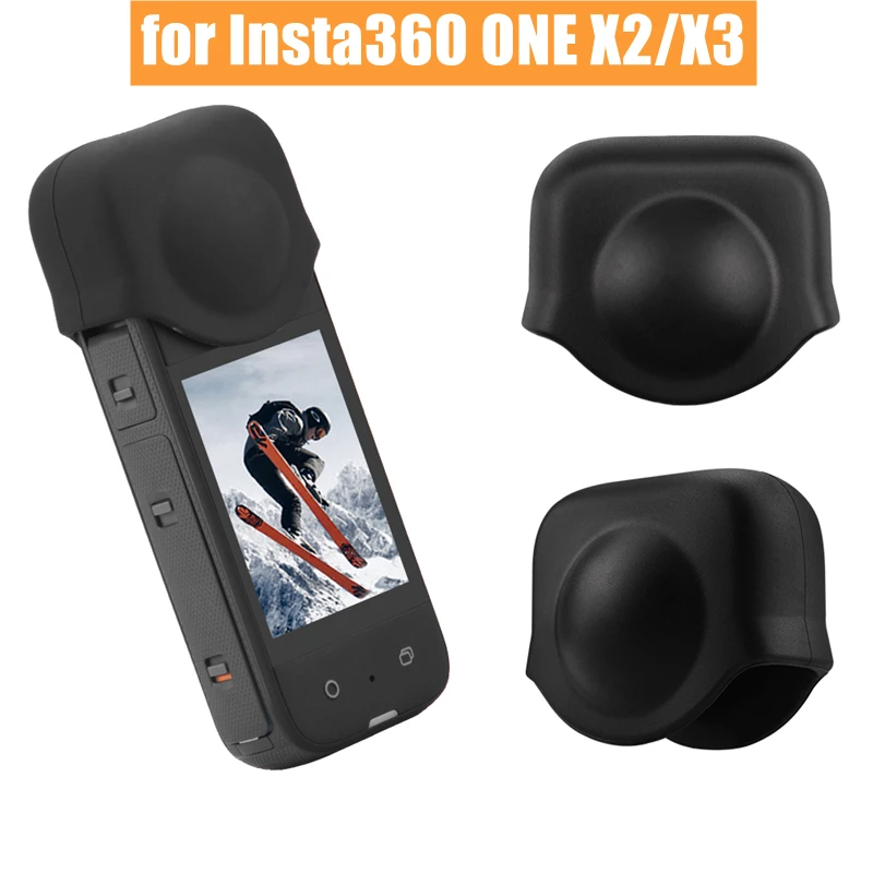 

Защитный чехол для объектива Insta360 ONE X2/X3, силиконовый защитный Пылезащитный Чехол для Insta360, аксессуары для панорамной экшн-камеры