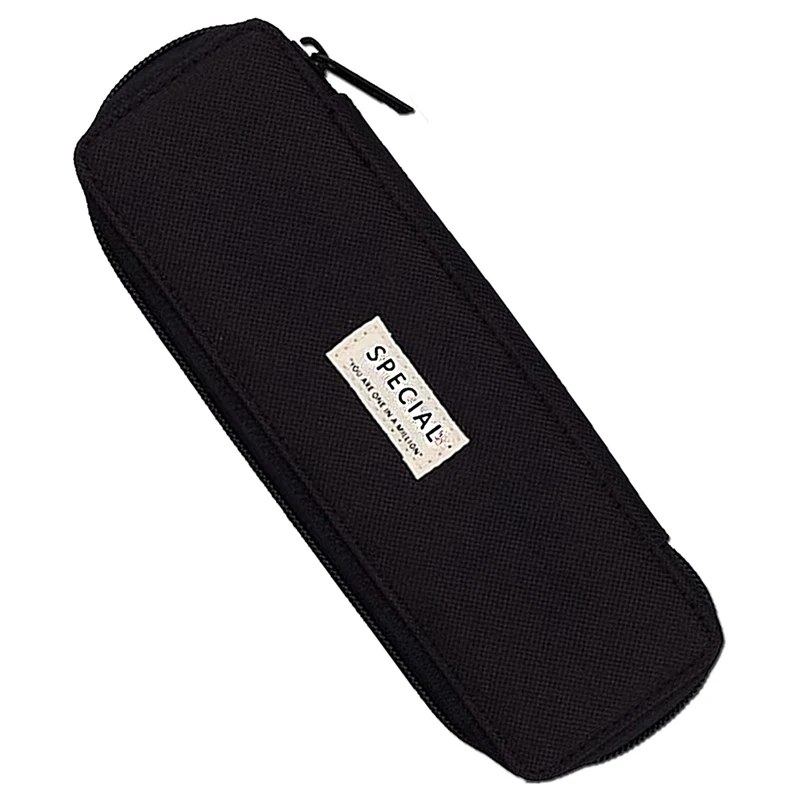 

Angoo Canvas Pencil Case,Stylish Simple Pencil Bag With Zipper,Durable Compact Pencil Pouch,Portable Stationery