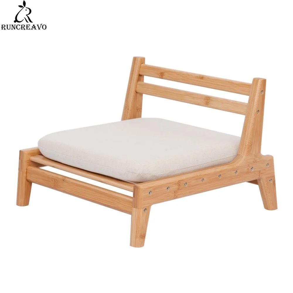 

Meditation Seat Cushion Tatami Chair Floor Backrest Chair Home Living Room Bamboo Furniture Japanese Legless Zaisu Chair