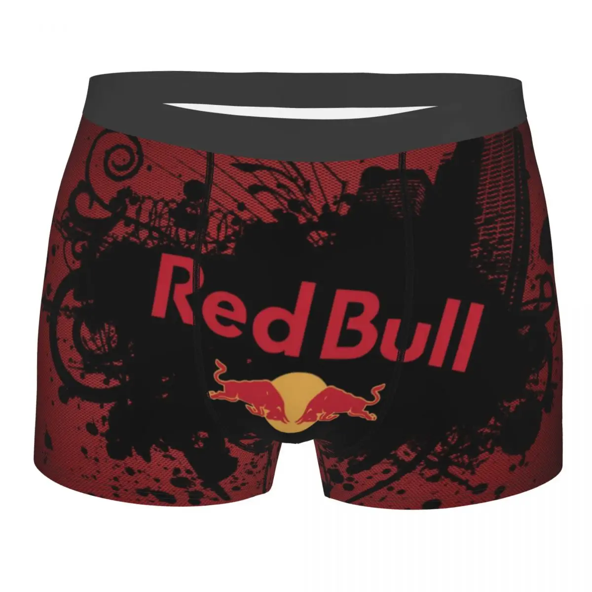 

Мужское сексуальное красное нижнее белье с двойным быком, боксеры, мужские трусы, тянущиеся сексуальные шорты для пар, трусы