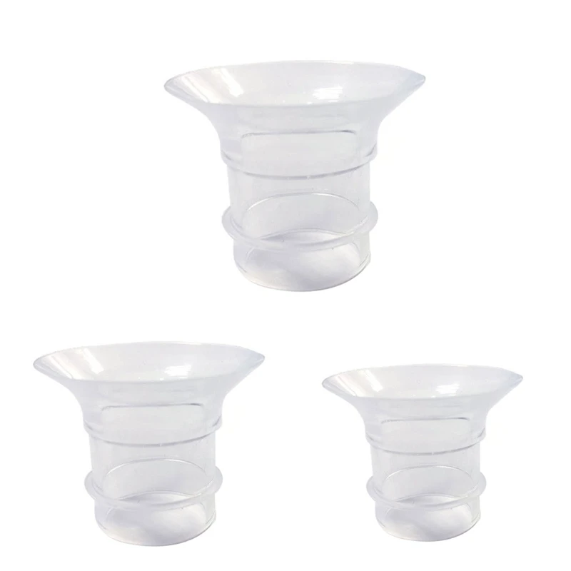 

17/19/21mm Flange Inserts for Breast Pump Shields Funnels Cups Caliber Size Converter Reduce Nipple Tunnel Down G2AE