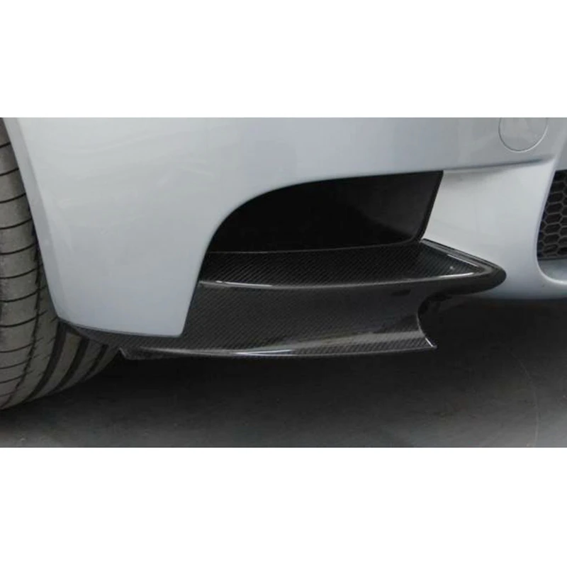 2 шт. передний бампер из углеродного волокна сплиттер для губ спойлер клапан