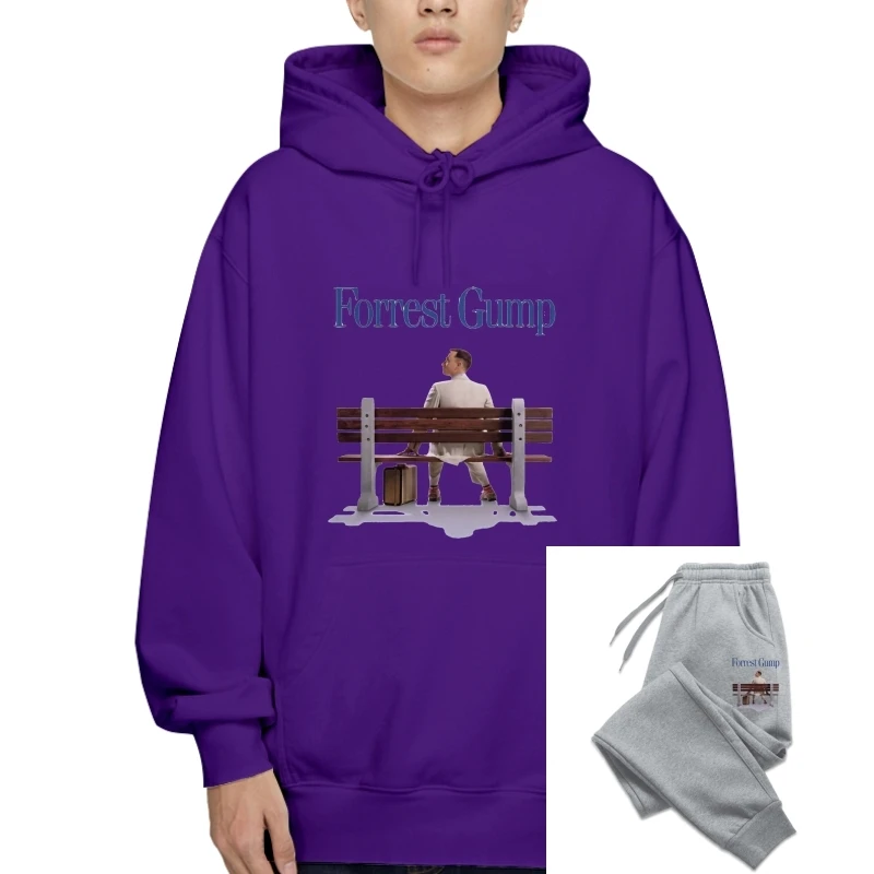 

2018 New Arrival Men'S Fashion forrest gump Sweatshirt Hoodies movie Classic Hoody SweaPullover Hoodies
