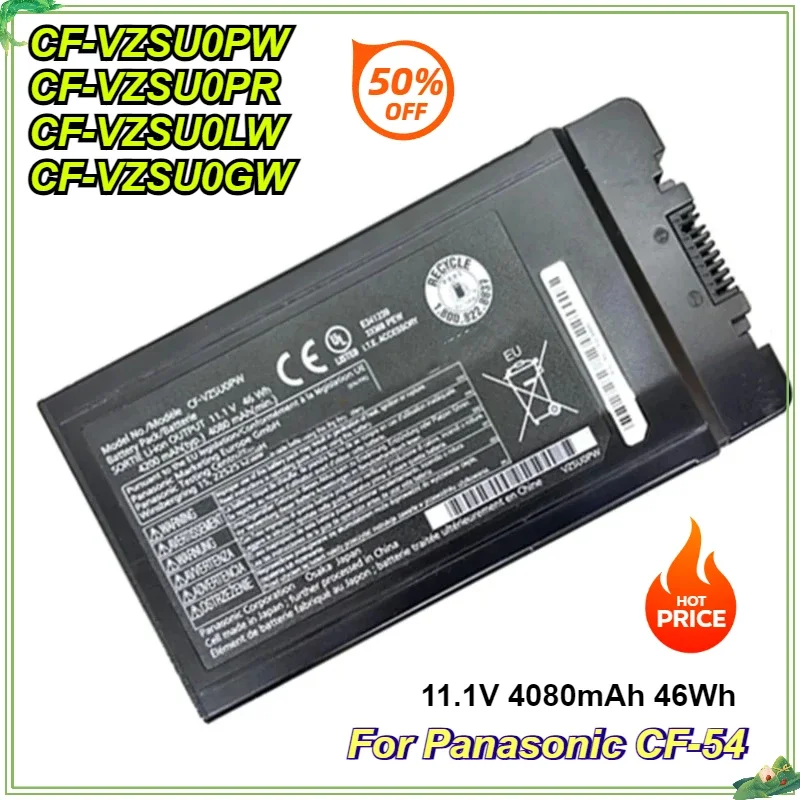 CF-VZSU0PR CF-VZSU0PW CF-VZSU0LW CF-VZSU0GW Новый аккумулятор для ноутбука Panasonic CF-54 Toughbook 11 1 В 4080 мАч