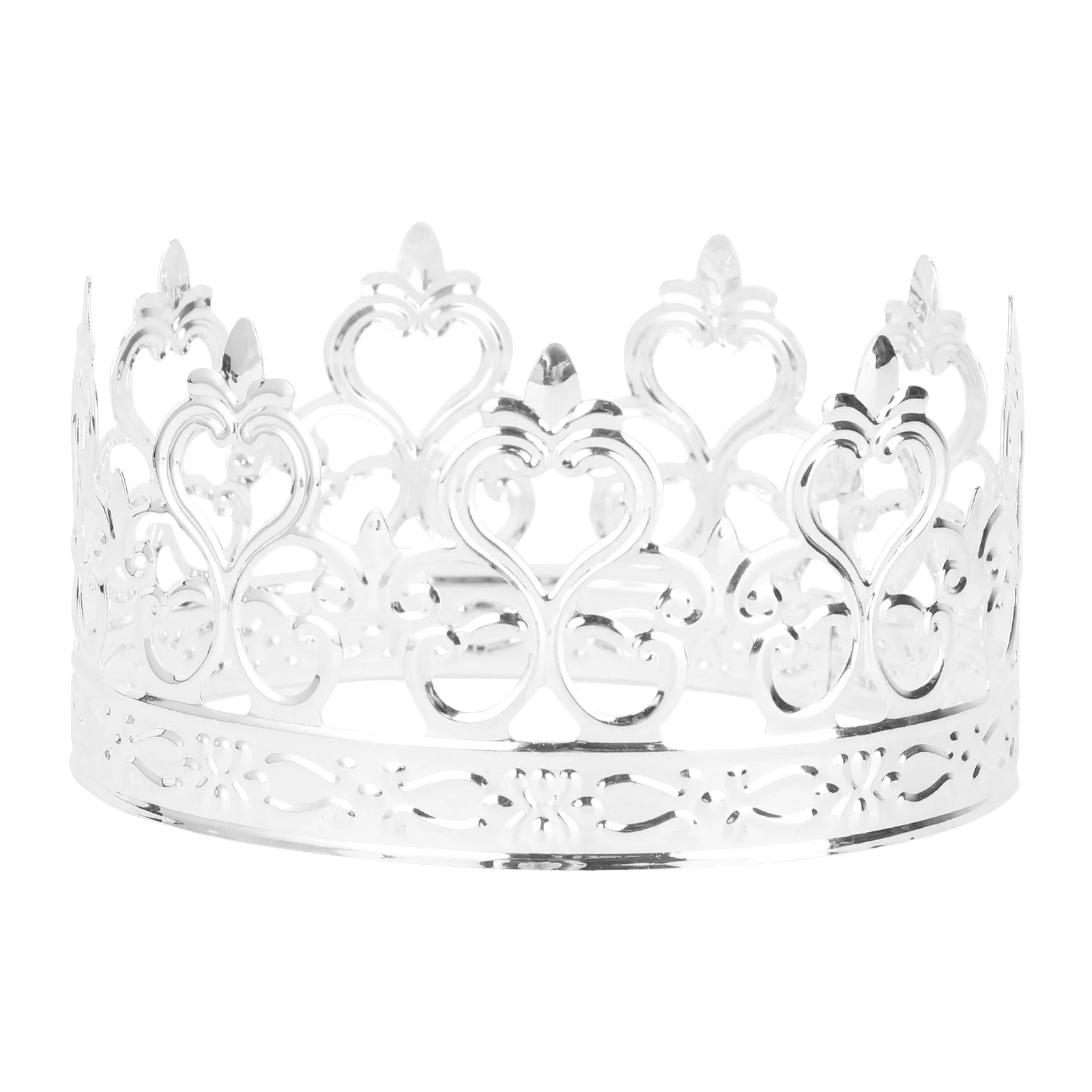 

Birthday Decoration Tiara Kids Cupcake Shower Baby Decorations Party Girl Wedding Headband Descendants Toppers Sliver Boy Girls
