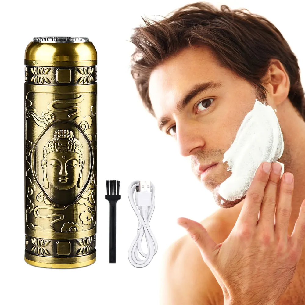 

Mini Electric Shaver for Men Portable Pocket Size USB Charging Wireless Rechargeable Barber Beard Trimmer Razor Shaving Machine