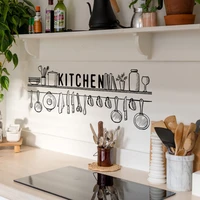 functional creative wall stickers modern simple english slogan my kitchen wallpaper kitchen restaurant decorative self adhesive