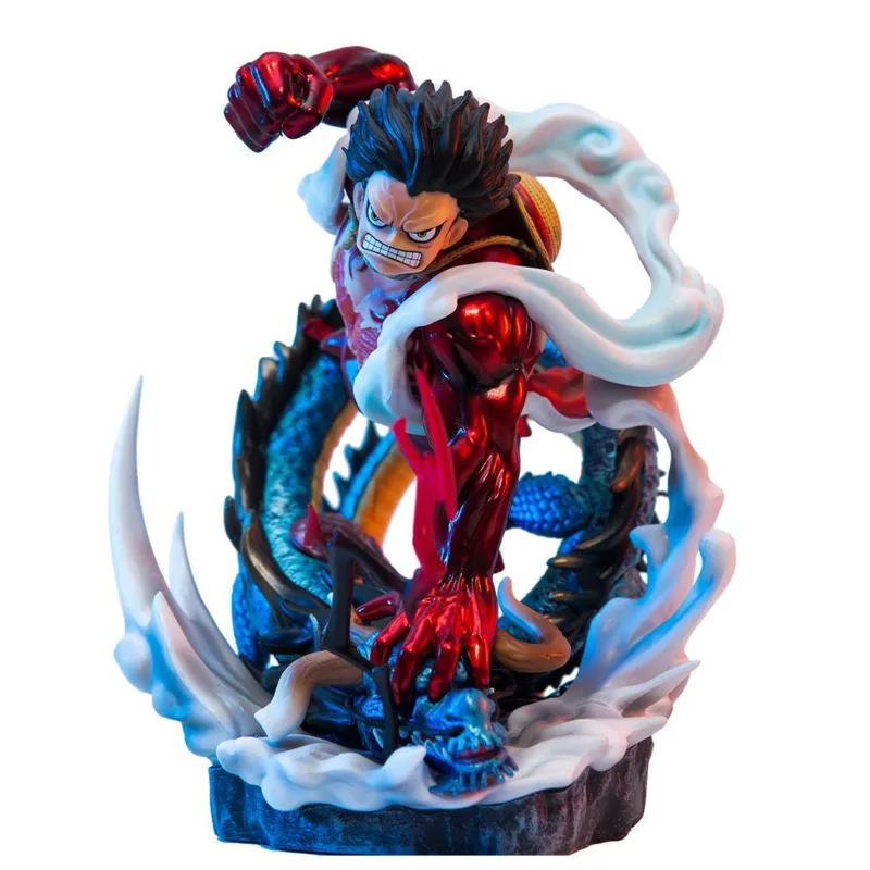 Figura de acción de One Piece, modelo de Anime GK Luffy, Jinbe, estatua de Kaidou, juguete de colección, Marco, muñeca Blackbeard Figma