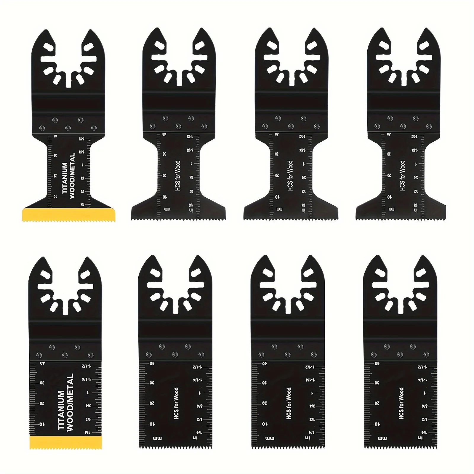 8/18 шт. Осциллирующие титановые Лезвия для резки металла