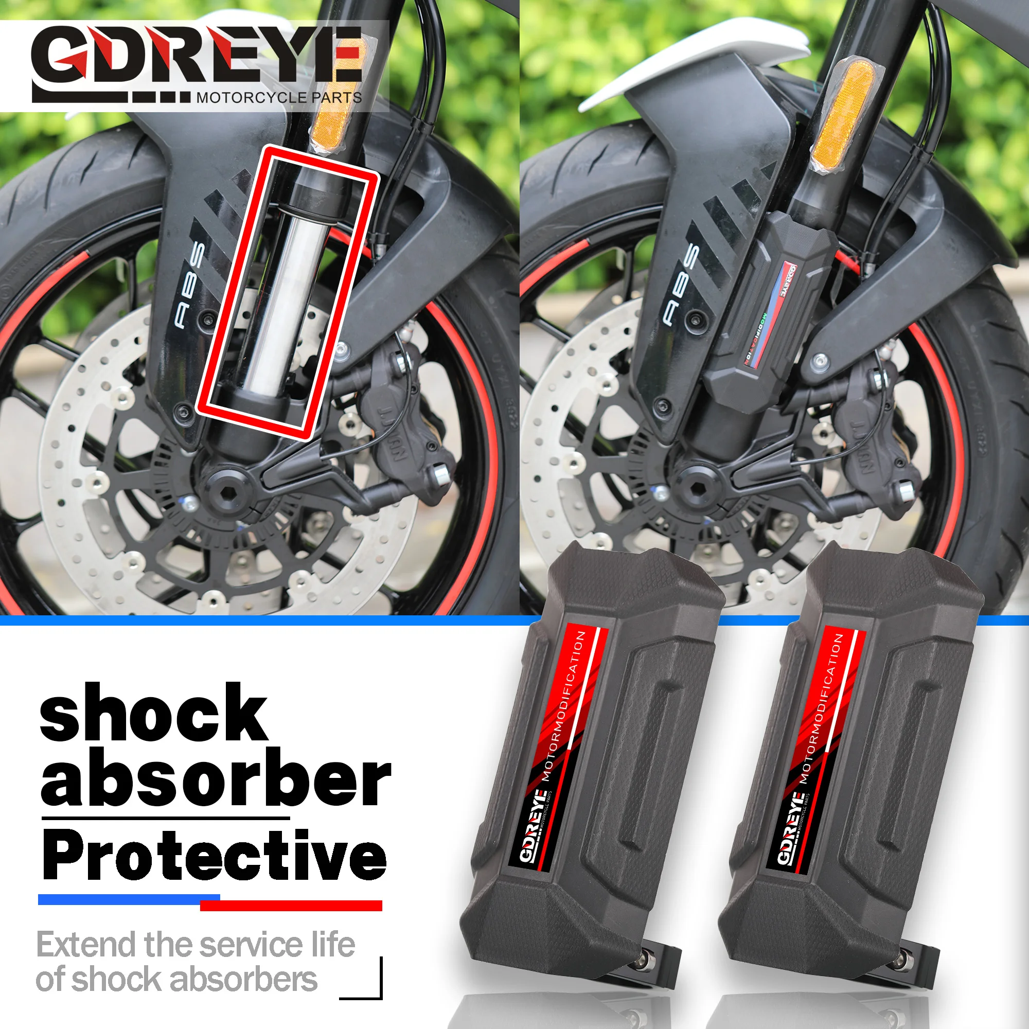 Амортизирующий защитный чехол для передней вилки мотоцикла VOGE 525RR 250RR 500DS 300DS