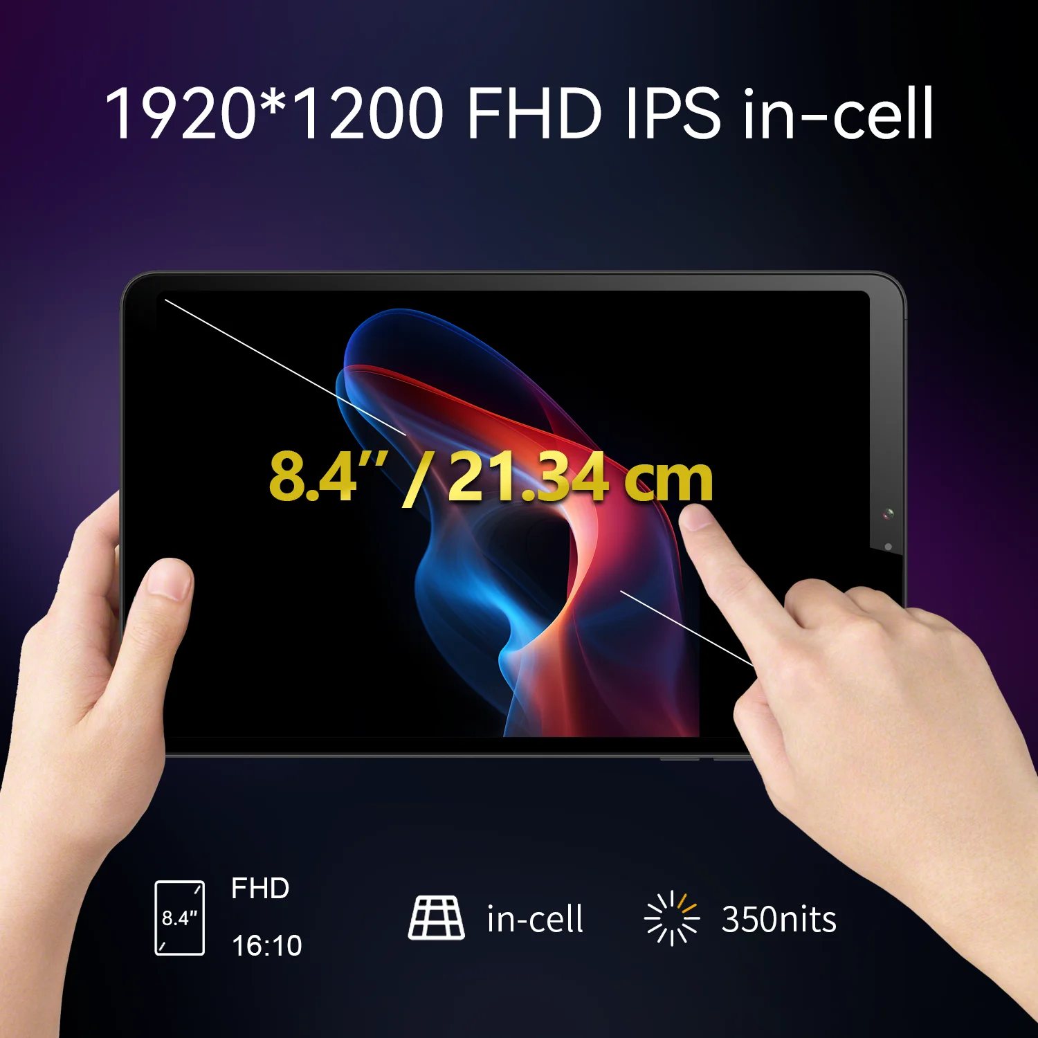 BNCF BPad Mini 8,4-дюймовый планшет Snapdragon SMD685 Android14 (8+12) ГБ ОЗУ+256 ГБ ПЗУ Аккумулятор 6050 мАч 4G LTE Widevine L1 2K IPS Tab (art.: 3920cf09a32ca) - 3920cf09a32ca