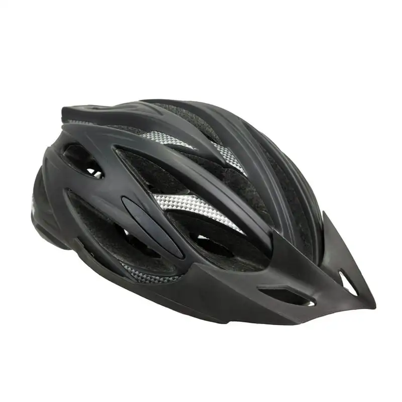 

Black Bike Helmet ( Adjustment, 24 Vents, Ages 14+) Casco bicicleta mtb Motorcross helmet 자전거 헬멧 Helmet road bike Casc