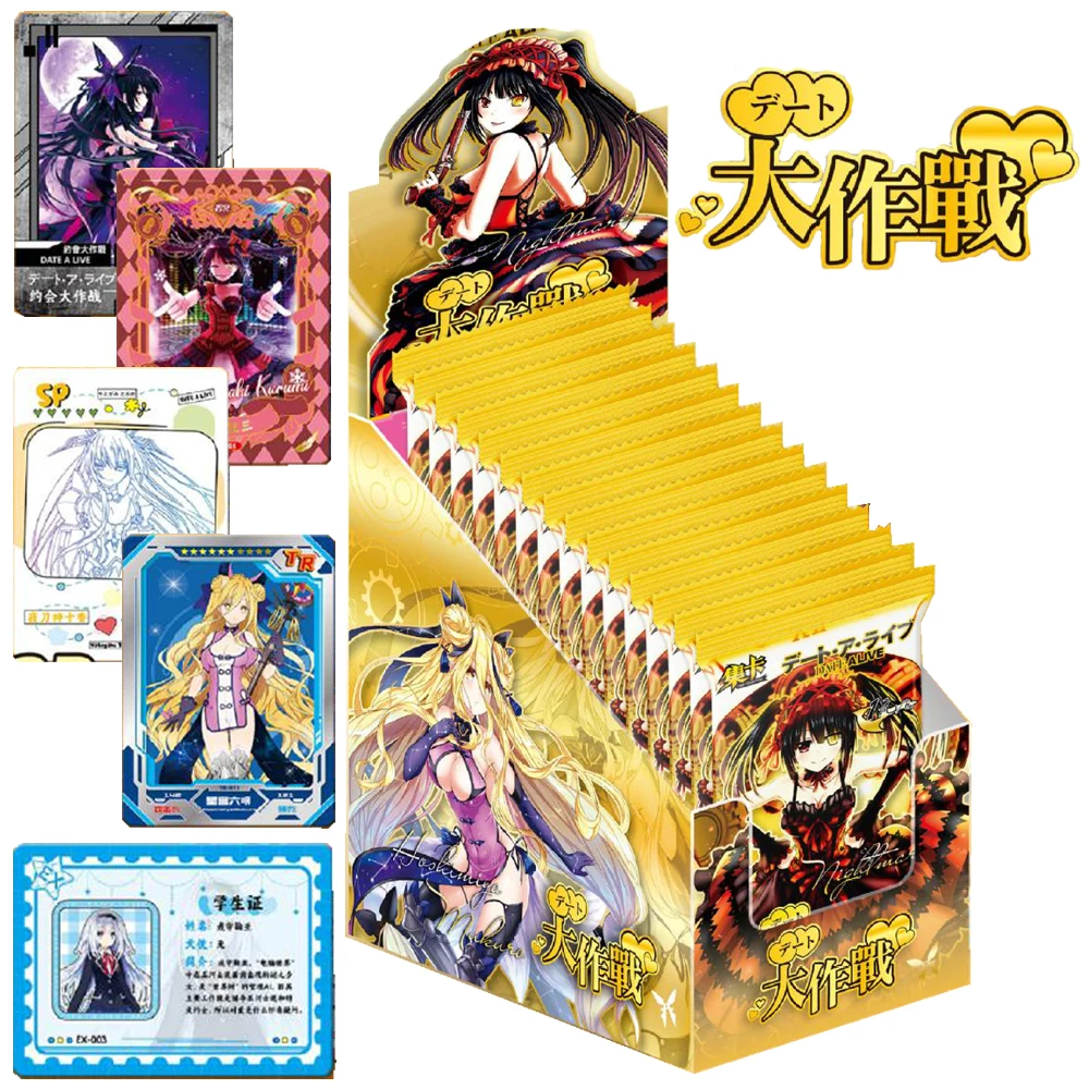 DATE A LIVE Коллекционная карта для детей High Score Fantasy Battle Anime Kotori Itsuka Honjou Nia Limited Game Card Table
