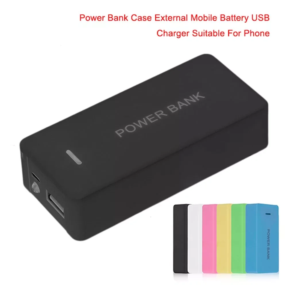 

5600mAh Portable Power Bank Case External Mobile Backup Powerbank Battery USB Universal Charger Adapter Suitable For Smart Phone