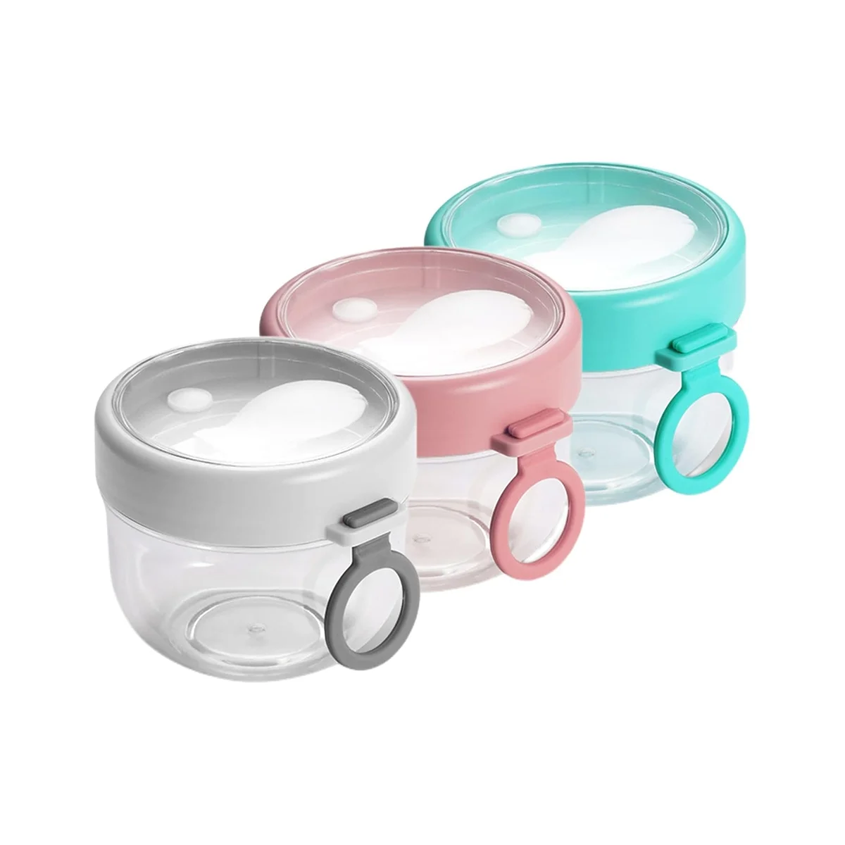 Контейнер для овсянки с крышкой и ложкой 20 унций