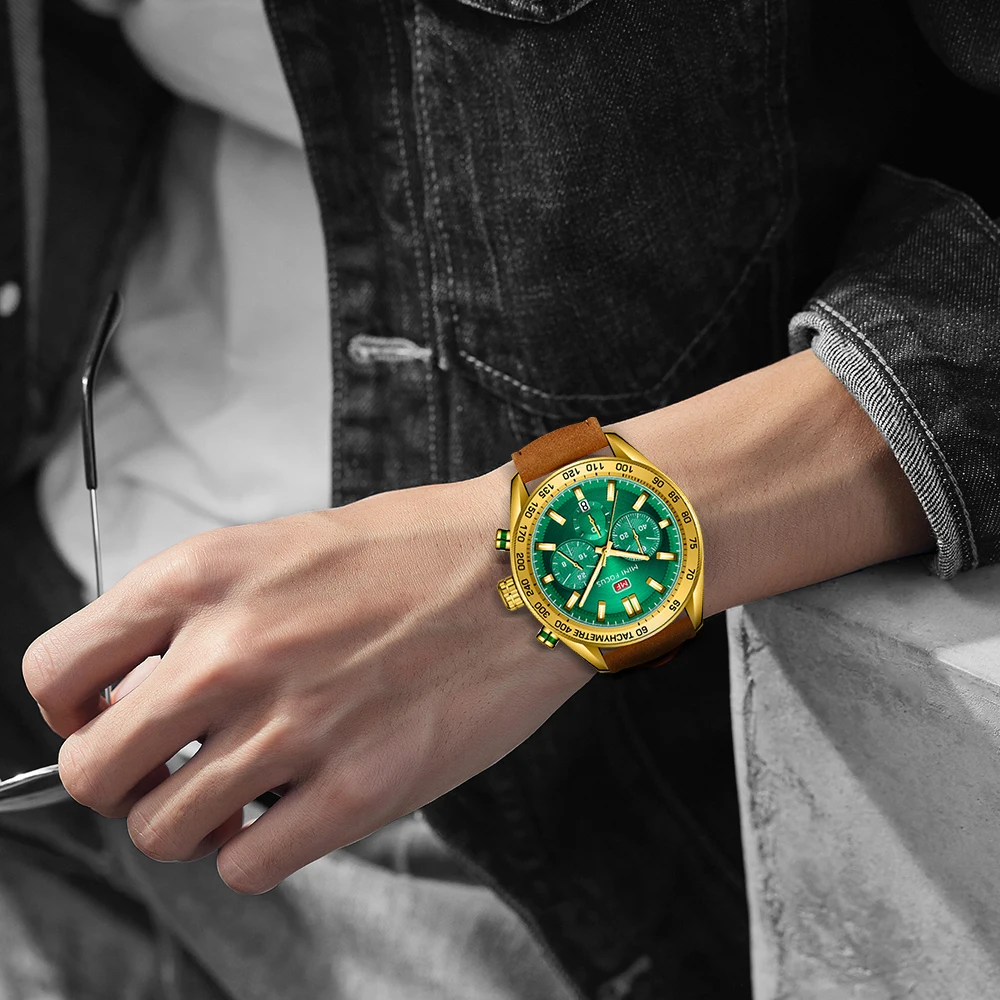 Часы наручные MINI FOCUS Мужские кварцевые спортивные брендовые Роскошные