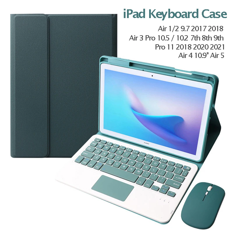 

for iPad Air 5 Air 4 10.9 inch Case Pro 11 2021 Magnetic Keyboard Case for iPad 10.2 9th Pro 10.5 Air 3 Air 2 9.7 2018 Keyboard